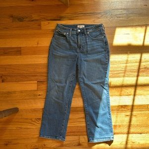 Madewell Curvy Slim Demi Boot Enright Wash Hourglass Jeans